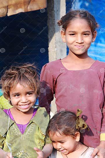 Poor Children In India Editorial Stock Image Image Of Girls 19672729