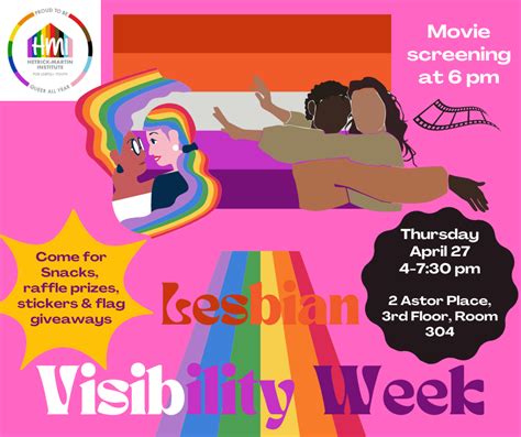 Lesbian Visibility Week Celebration Hetrick Martin Institute