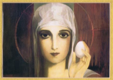 St Petes Rock Images Of Mary Magdalene And The Egg One Tradition