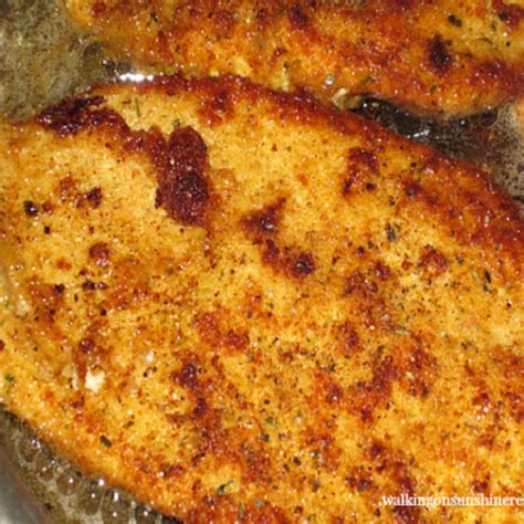 This is the first chicken dish i taught the twins to make. Breaded Chicken Cutlets Italian Style | Walking on ...