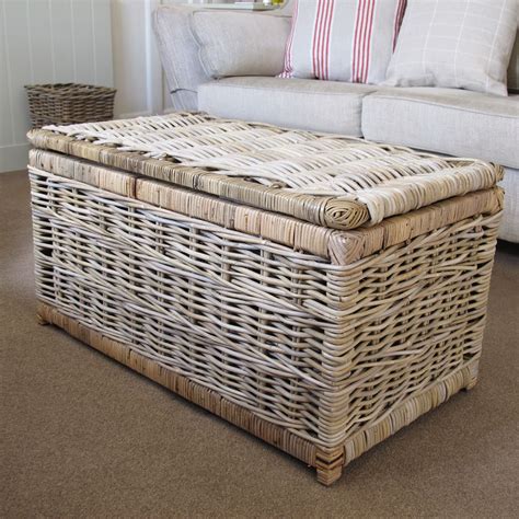 Storage Chest Trunk Rattan Bliss And Bloom