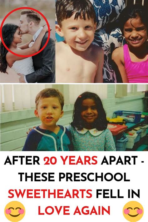 After 20 Years Apart These Preschool Sweethearts Fell In Love Again Falling In Love Again