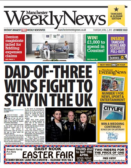 Manchester Weekly News Hits The Streets Journalism News From