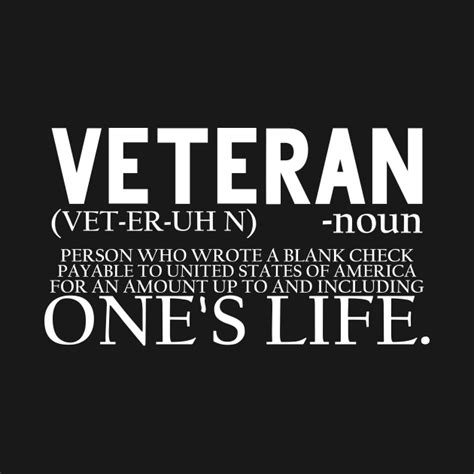 Veteran Definition Veterans Day Veterans Day T Shirt Teepublic