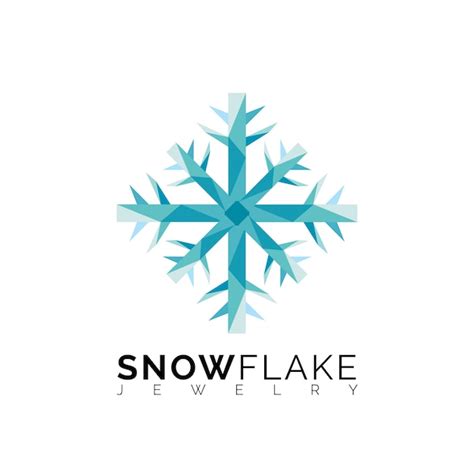 Snowflake Logo Premium Vector