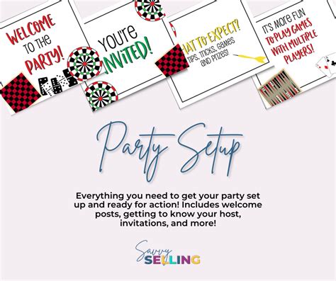 Game Night Facebook Party Graphics For Direct Sellers Savvy Selling
