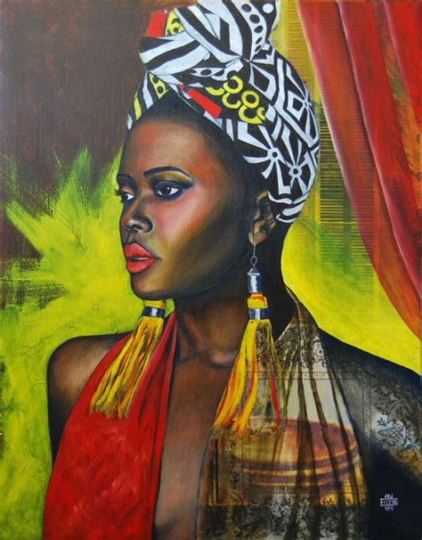 Pin By Curtis Reid On Hoop Dreams Soulful Art African Women Painting