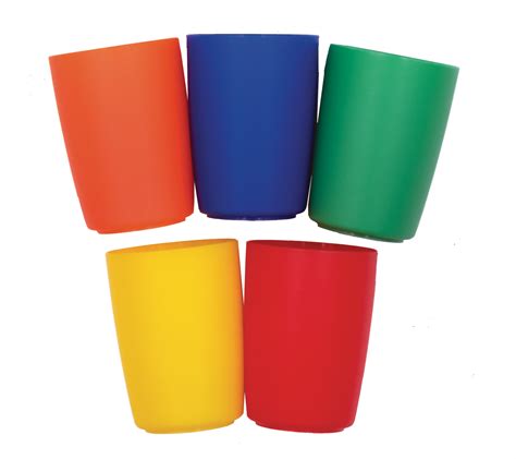 Colored Plastic Cup Set Sagitta