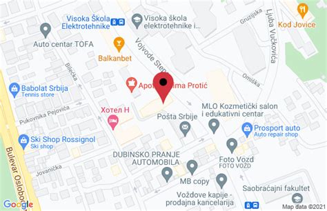 Kontakt Mapa Stomatološka Ordinacija Flashdent Adresa Vojvode Stepe