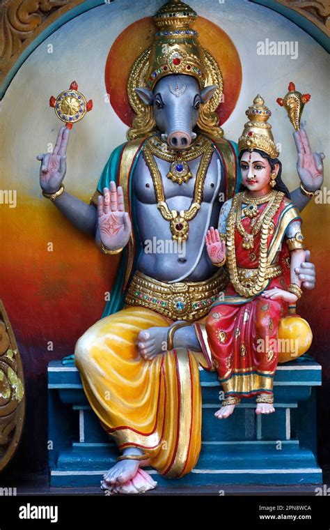 Sri Krishnan Hindu Temple Varaha Third Of The 10 Avatars Of The Hindu