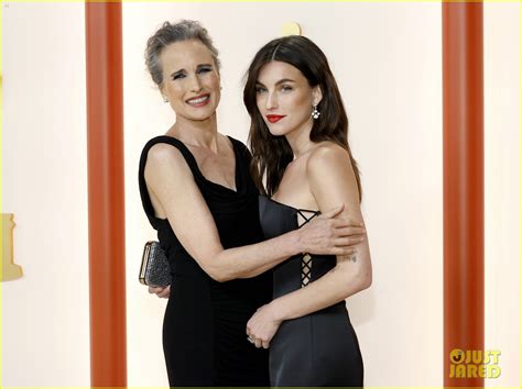 Andie Macdowell And Daughter Rainey Qualley Stun In Coordinating Looks For 2023 Oscars Photo