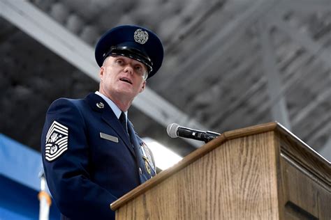 Cmsaf Airmen Say Goodbye To Cody Welcome Wright Us Air Force