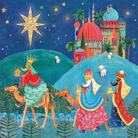 Museums And Galleries We Three Kings Pack Of 5 Christmas Cards