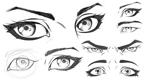 How To Draw Female Anime Eyes Step By Step