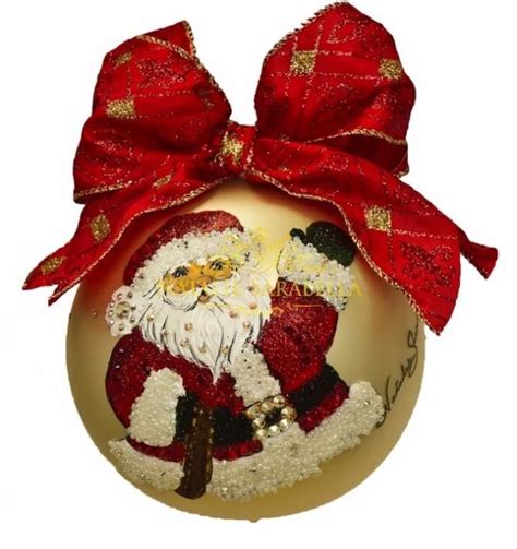 Hes Back 6 Inch Couture Christmas Ornament Natalie Sarabella