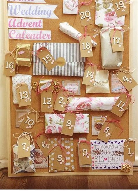 Wedding Advent Calendar My Friends Sisters Made This For Her Wedding