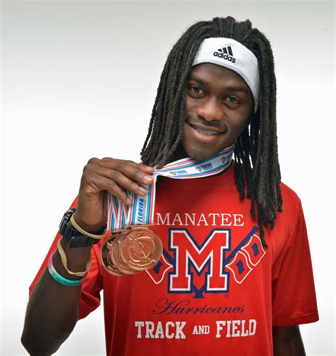 Manatee High Graduate Brandon Carnes Golden For Usa In 4x100 Relay At