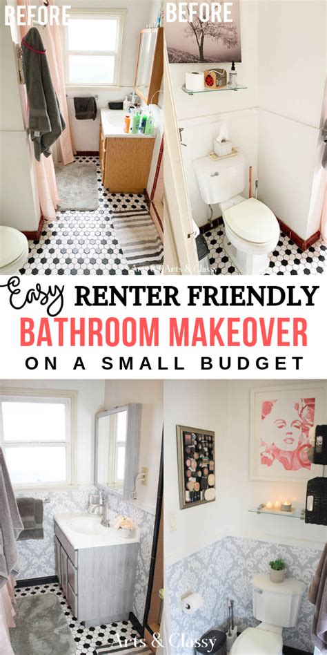 One of the main tips that you should note for a small apartment bathroom makeover is to set down every aspect of the project. Chic Apartment Bathroom Makeover Tutorial in 2020 | Rental ...