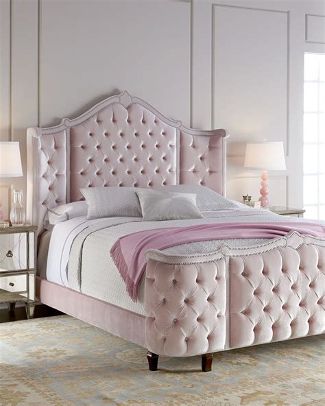 Haute House Pippa Tufted California King Bed Neiman Marcus