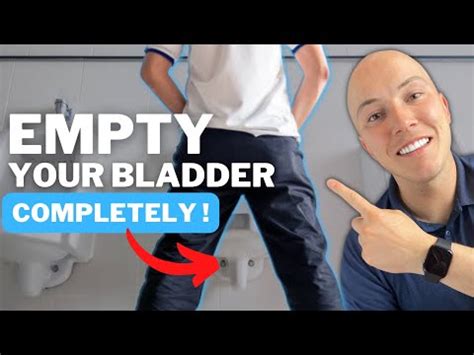 How To Completely Empty Your Bladder In Easy Steps Youtube
