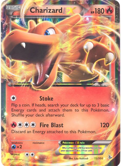 Check spelling or type a new query. Pokemon Card - XY Flashfire 11/106 - CHARIZARD EX (holo-foil)(JUMBO Size - 8 inch) (Mint ...