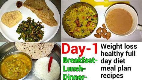 Day 1 Weight Loss Breakfast • Lunch • Dinner Recipes Full Day Easy
