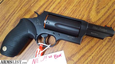 armslist for sale new taurus judge 45lc 410 da sa revolver