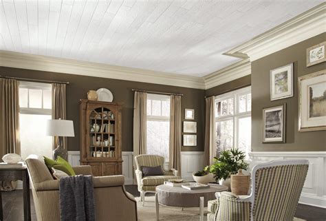 After doing some research, we recommended woodhaven ceiling planks. Easy Up Installation System | Armstrong Ceilings Residential