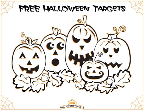 Have Fun With Free Halloween Themed Paper Targets Daily Bulletin