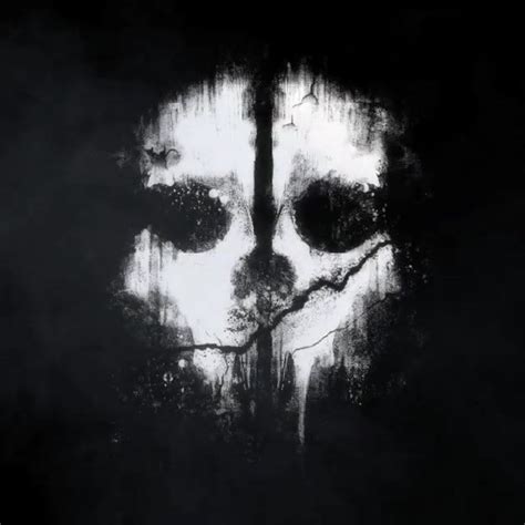 Ghost Skull Morale Patch Inspirado Por Call Of Duty Ghosts Etsy