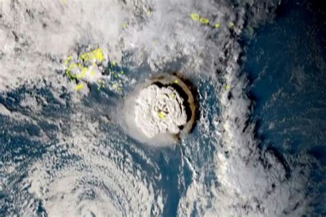 Tonga Volcanic Eruption Effects Reach Space Researchers Say Its One