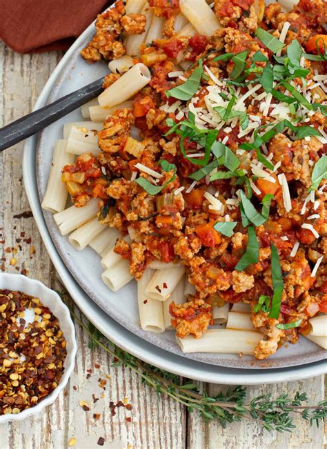 Healthy Turkey Bolognese Recipe Intentional Hospitality