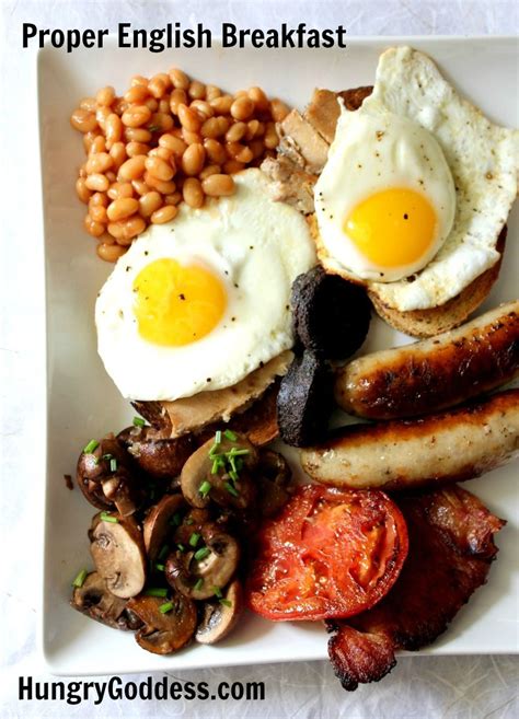 Proper Full English Breakfast With Kippers And Black Pudding From The