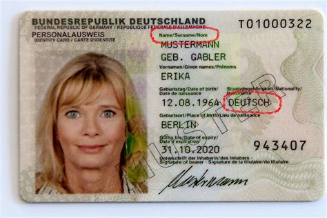 Как выглядит паспорт германии фото