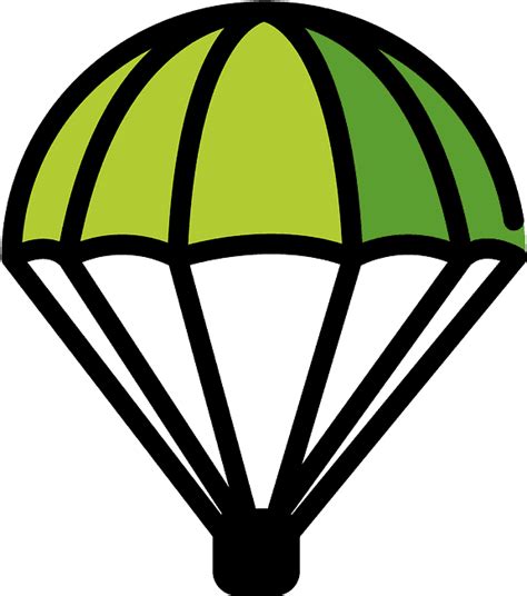 Parachute Emoji Clipart Parachute Emoji Png Download Full Size