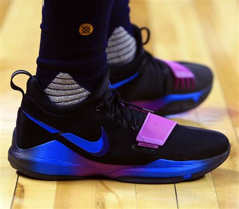 Paul George Wore This Bold New Colorway Of The Nike Pg 1 Last Night •