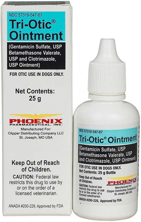 Tri-Otic for Dogs Phoenix Pharmaceutical - Safe.Pharmacy|Ear (Rx) | Pet