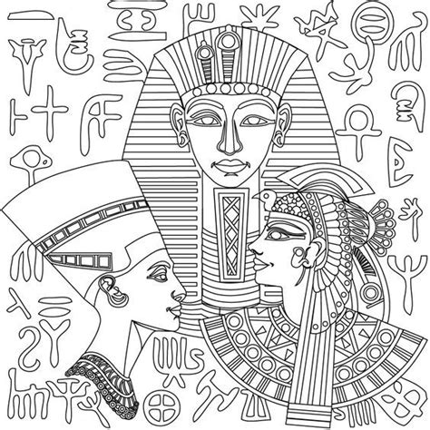 Omeletozeu | Egyptian drawings, Egyptian crafts, Coloring books