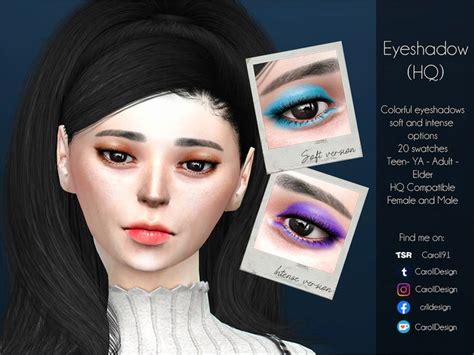 Sims 4 — Eyeshadow Hq By Caroll912 — Colorful Kpop Inspired