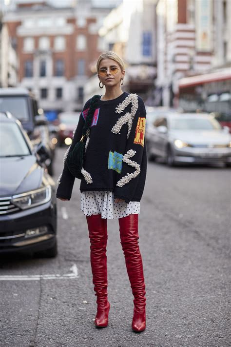 London Fashion Week Street Style Spring Day Cont The Impression