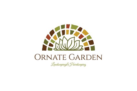Design garden logos for free. Ornate Garden Landscaping Logo Design - Logo Cowboy