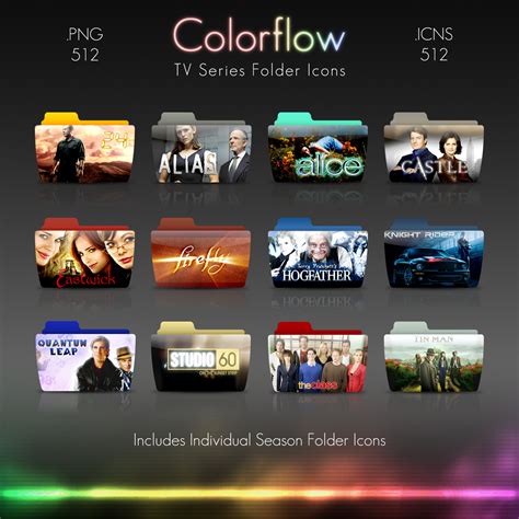 Colorflow Tv Folder Icons Quantum Leap Transparent Background Png