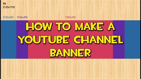 Check spelling or type a new query. Tutorial | How to Make a YouTube One Channel Banner [2013 ...