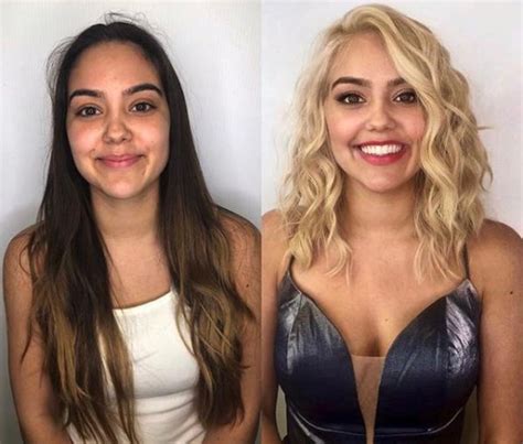 Hair Transformation From Long Brunette To Bubbly Blonde Brunette To Blonde Blonde Hair