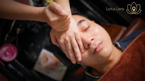 Asmr Relaxing Facial Massage For Men Stress Relief Massage Vietnam