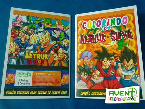 Do you like this video? Revista para colorir Dragon Ball ( MODELO 02) no Elo7 ...