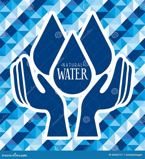 Water Design Stock Vector Illustration Of Purified Fresh 42662151