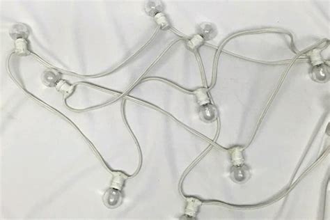 Compare prices on popular products in seasonal decor. Rent Lights Bistro Led White 100 Cw Bulbs | Site Equipment ...