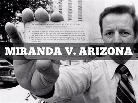 Miranda V Arizona By Mackenzie Raetz