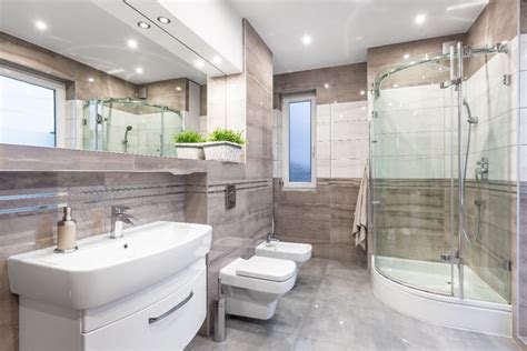 Right from the floating vanity to the sleek mirror — there is maximum utilization of space. 5 Modern Bathroom Ideas: Tips for Achieving the Modern Look in Any Bathroom Space | Weinstein ...